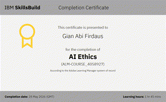 Sertifikat AI Ethics